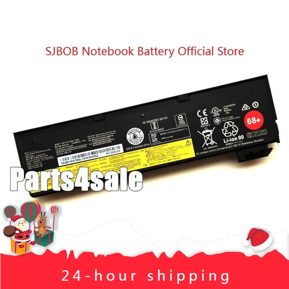 

Оригинальный аккумулятор 68 + 45N1136 45N1775 емкостью 72 Втч для Lenovo ThinkPad T440 T450 T550 X240 аккумулятор для ноутбука