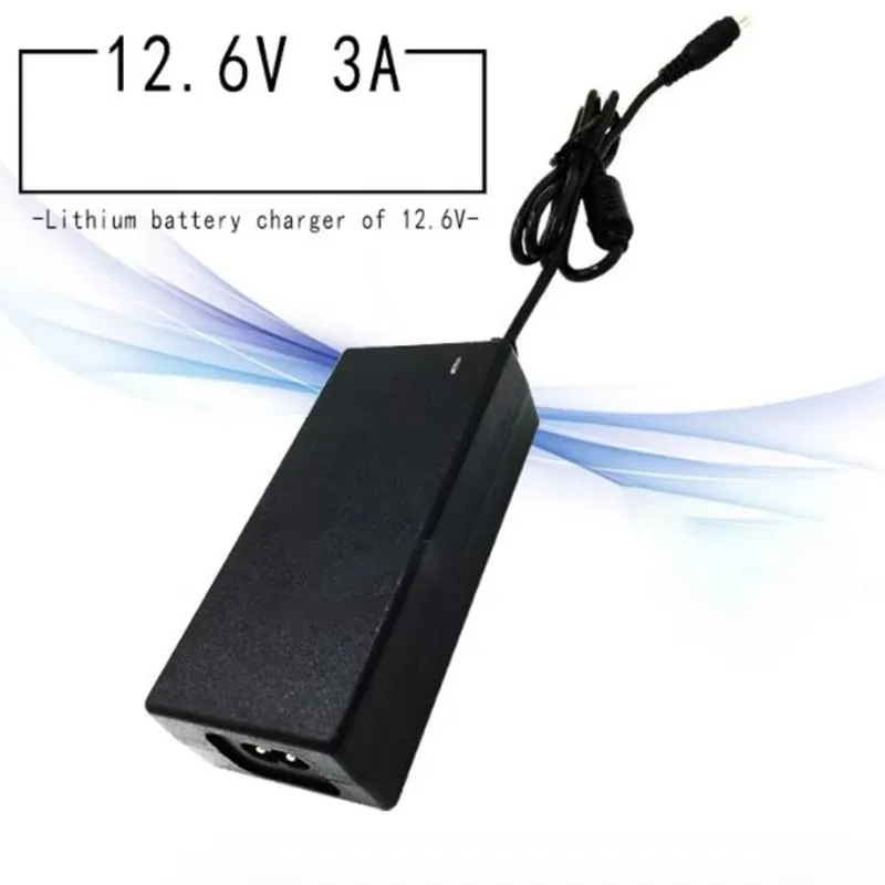 1/2/5PCS 12.6V 3A Lithium Battery Charger Rectangular Convertible Light Lithium Charger US/EU Plug Power Adapter A5