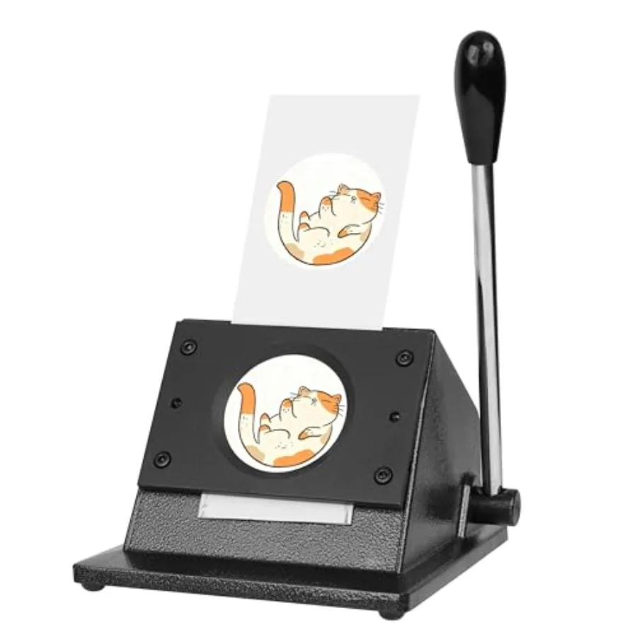 

2.28in Button Paper Cutter 58mm Pin Button Cutter Circle Graphic Punch for Button Maker Machine Photo Machine Artpaper Scrapboa