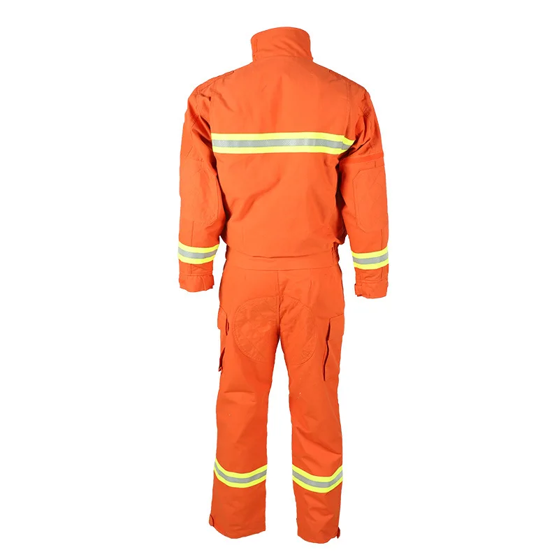 Safety fighter uniform  fighting service emergency rescue suit for man