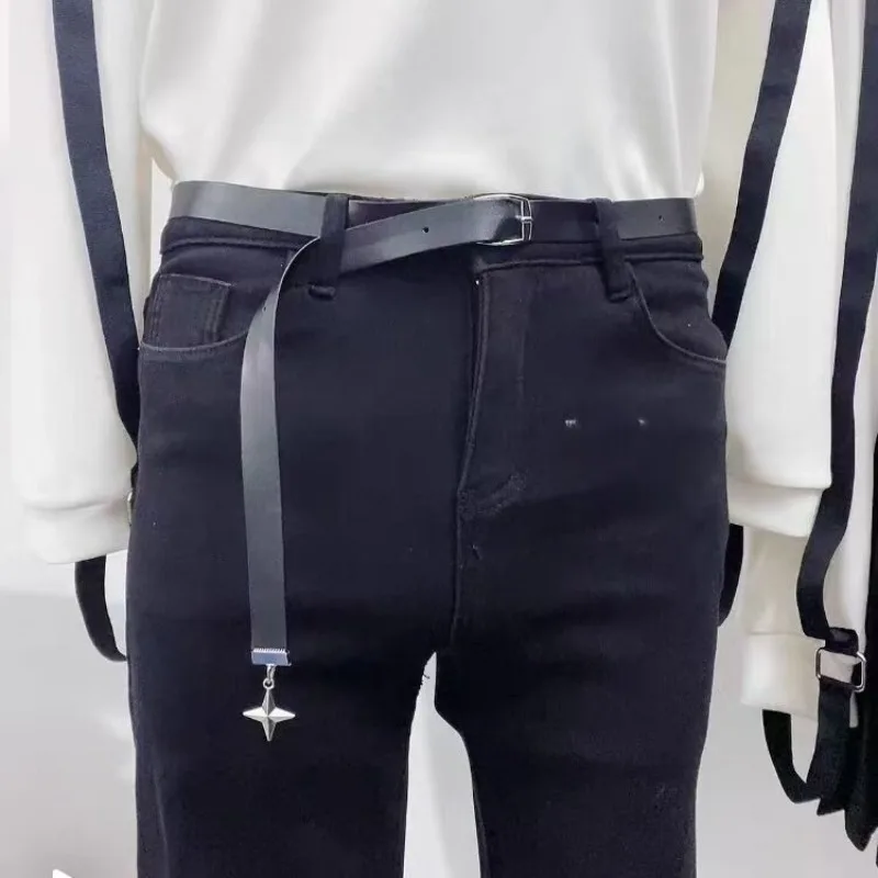 أزياء كاليب التأثيرية لعبة الحب والعميق الفضاء الأخ الأبيض البلوز حزام مجموعة كاملة الرجال الزي الرسمي أنيمي كرنفال فستان الحفلات