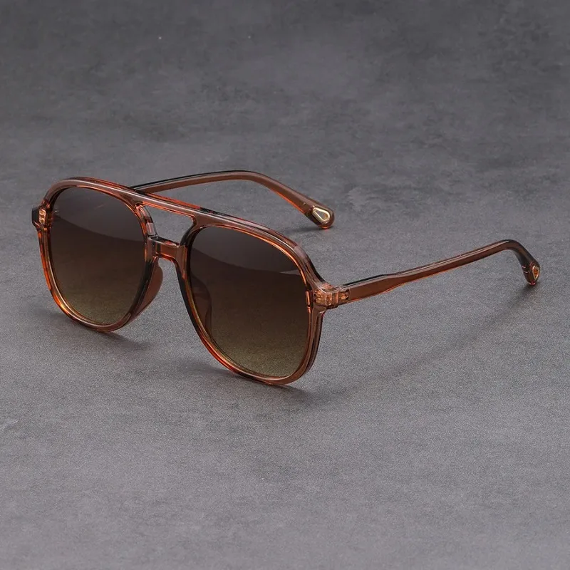 Fashion Double Beam Square Sunglasses Women Luxury Brand Designer Glasses Retro Rectangle Sun Glass Vintage Eyewear Female view 3
