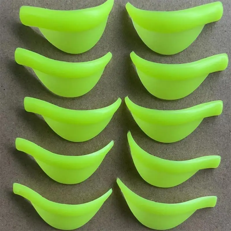 Eyelash Spacer Fluorescent Green Meet Different Needs Brighter Eyes Reusable Soft Silicone Material Makeup Tools And Accessories