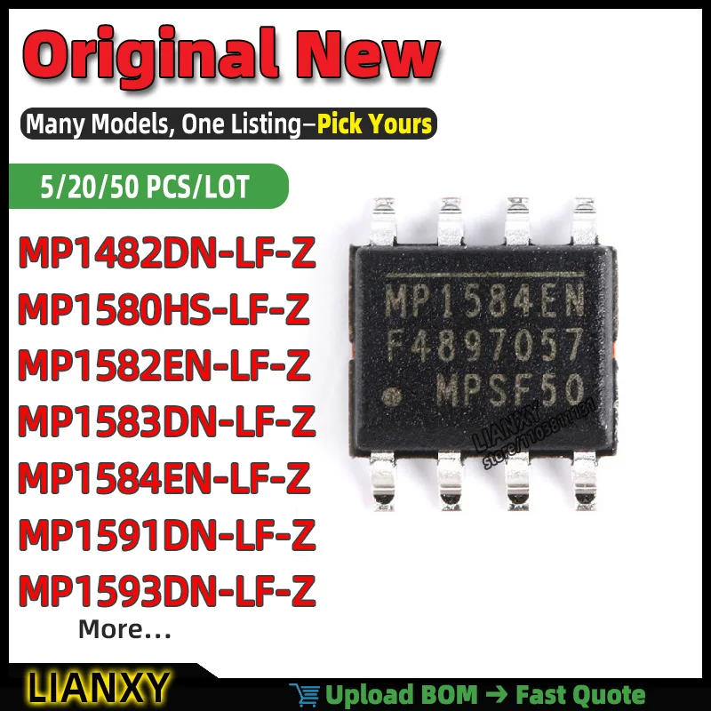 MP1583DN-LF-Z MP1584EN-LF-Z MP1593DN-LF-Z MP1591DN-LF-Z MP1580HS-LF-Z MP1582EN-LF-Z MP1482DN-LF-Z MP1591DS-LF-Z SOIC-8 Brand New