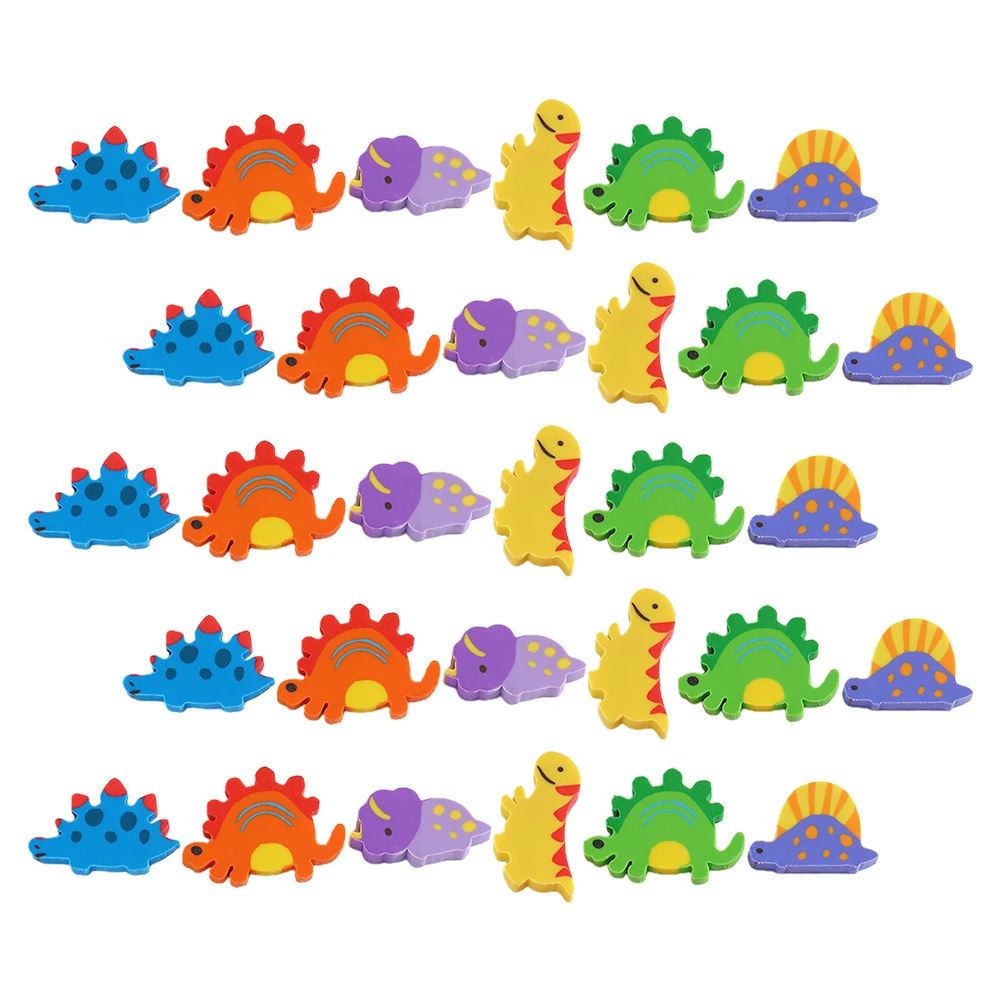 

120Pcs Creative Dinosaur Erasers Fun Mini Animals for Students School Decorative Gifts Mini Erasers Tiny Dinosaurs