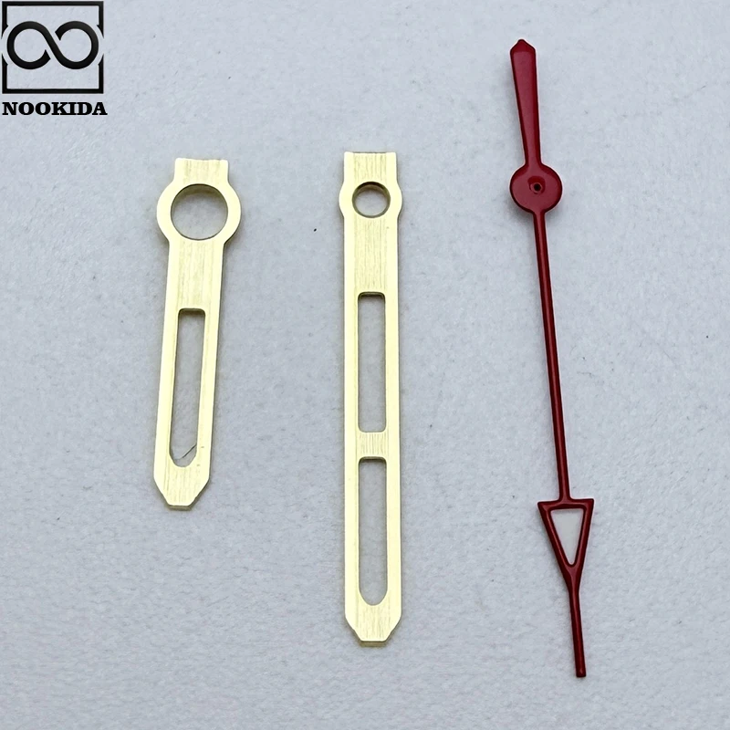 NOOKIDA wskazówki zegarka wysokiej jakości akcesoria do zegarków dla mechanizmu NH35/NH36/4R/7S brak świecącego srebrnego złota różowe złoto