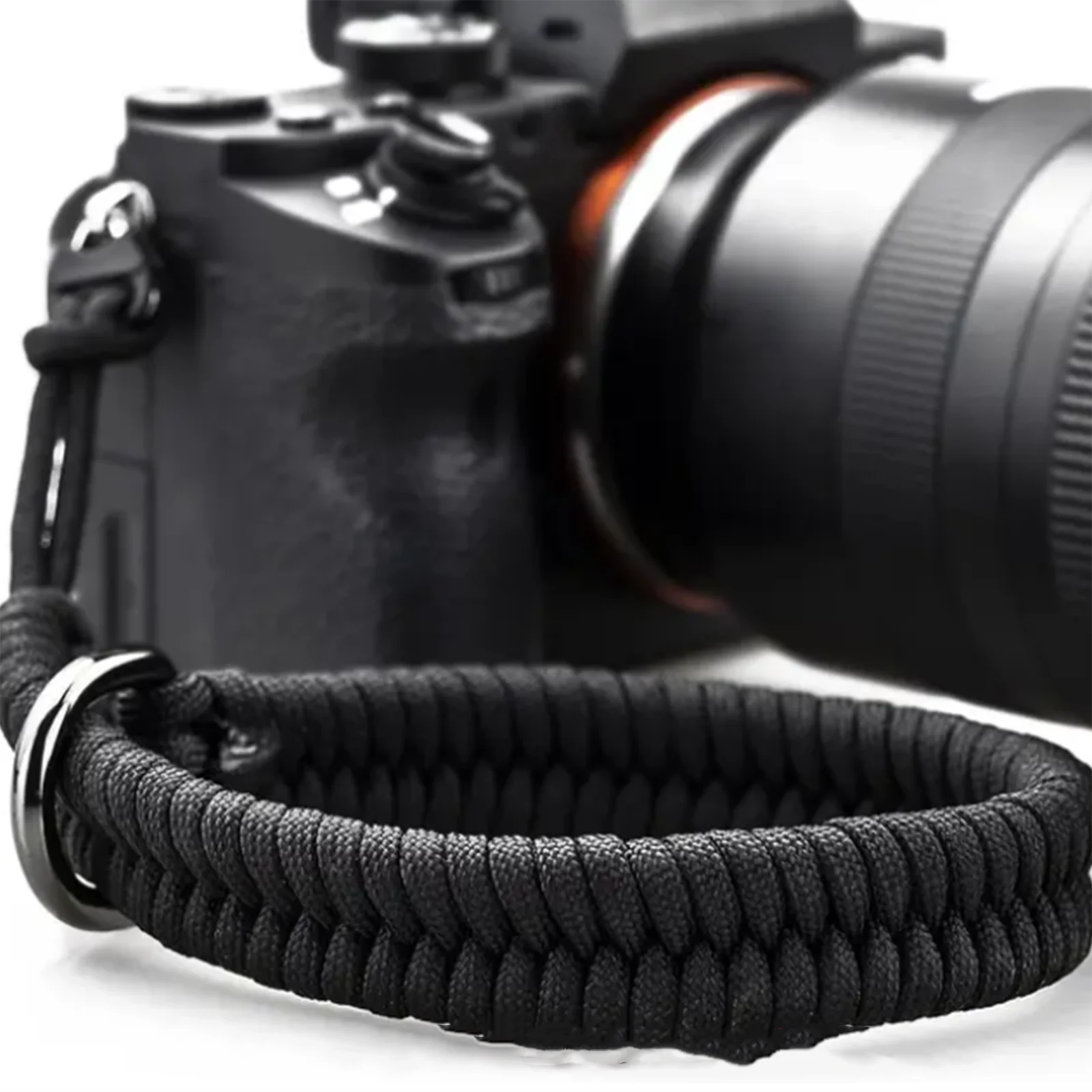 35cm Nylon Camera Strap Wrist Strap Hand Grip Braided Wristband Adjustable Rope For Mirrorless DSLR Film Cameras Accessories New