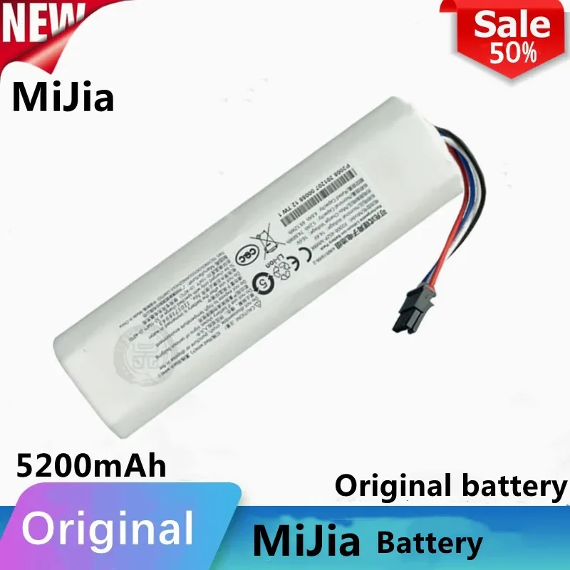 Original 14.4V Robotic Vacuum Cleaner Replacement Battery for XIAOMI MIJIA Omni  Mop 1S  Accessories Parts