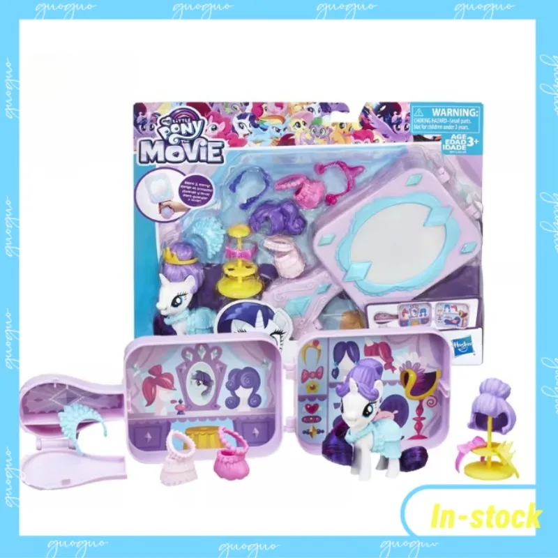 【En stock】Figura de acción de Rarity de My Little Pony de Hasbro, juguete coleccionable, regalo para niñas