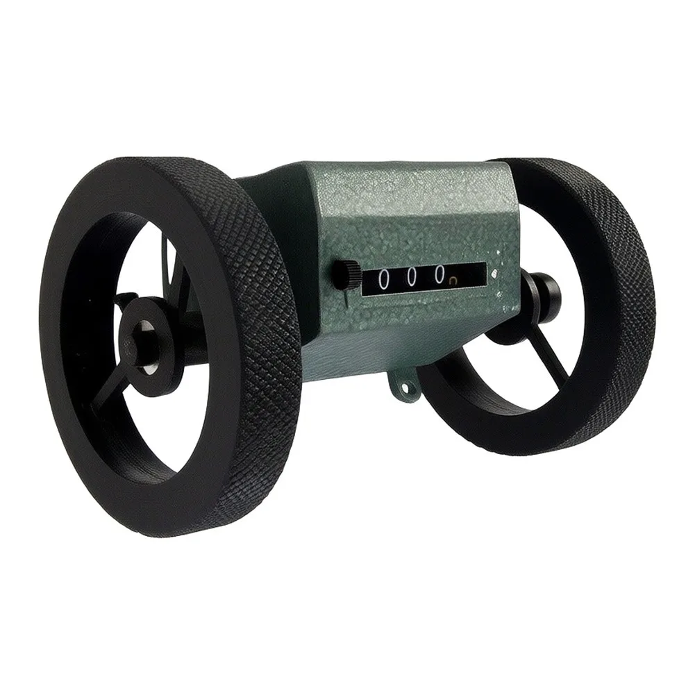 Z96 Roller Counter for Fabric Yardage Measurement Plastic Film Length Tracking Leather Cutting Tools Stainless Body