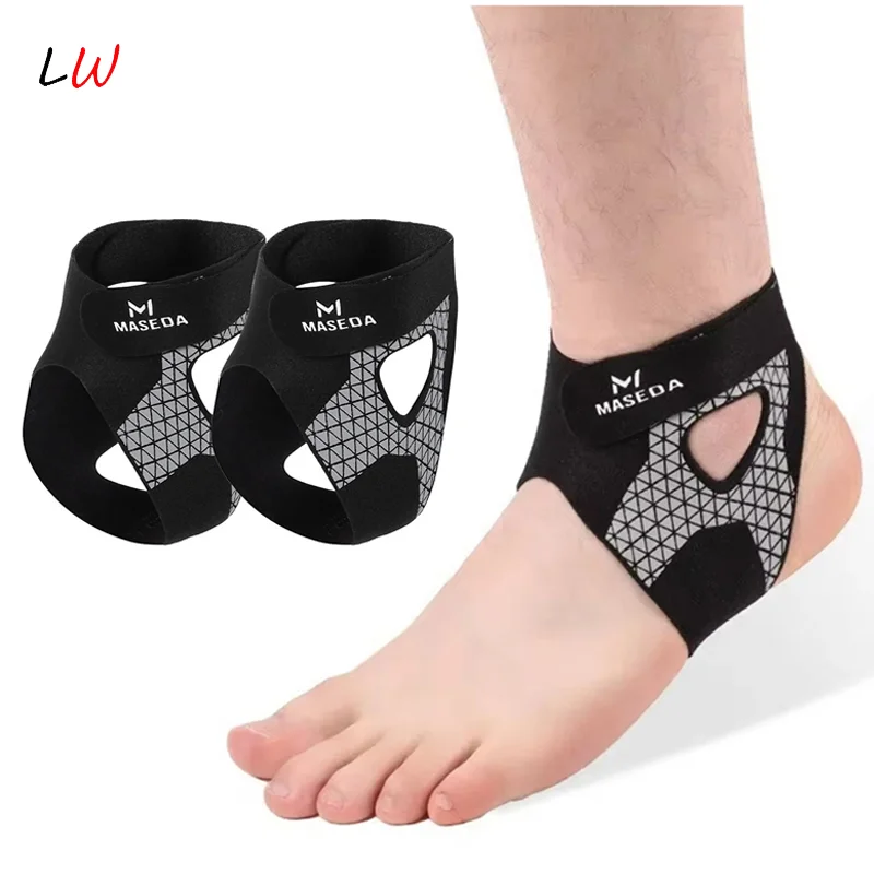 

2 Pcs Sports Ankle Support Bandage Ankle Brace Nylon Ankle Compression Support Gym Fitness Basketball Football Running