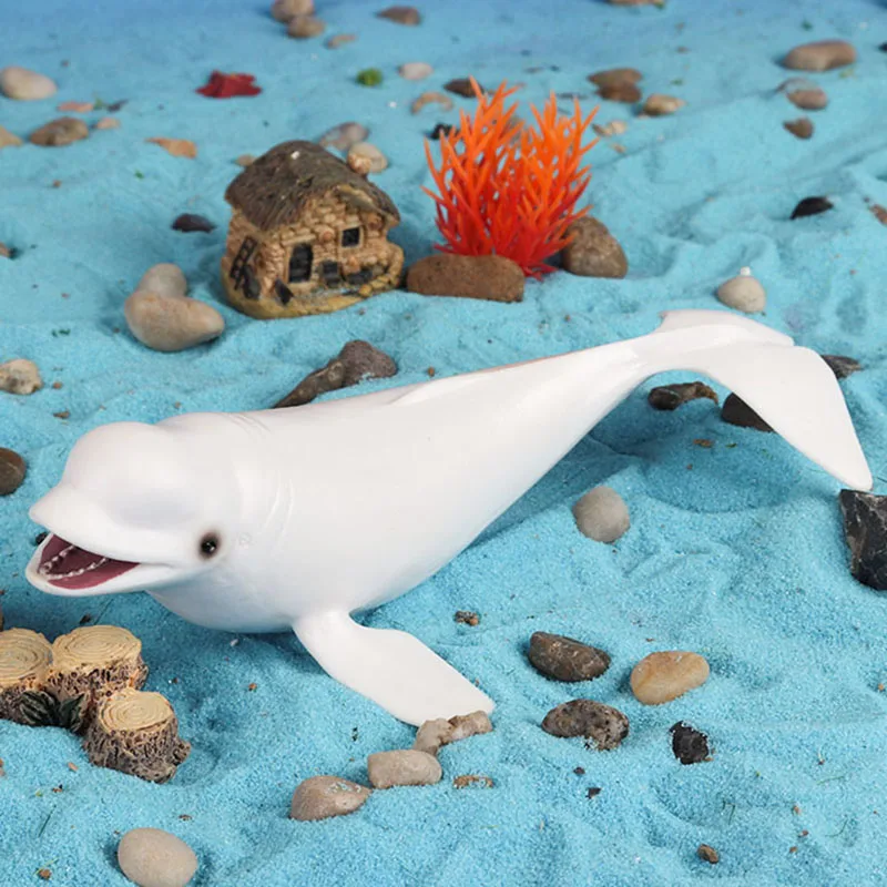 Oenux Sea Life Model Great White Shark Dolphin Megalodon Whale