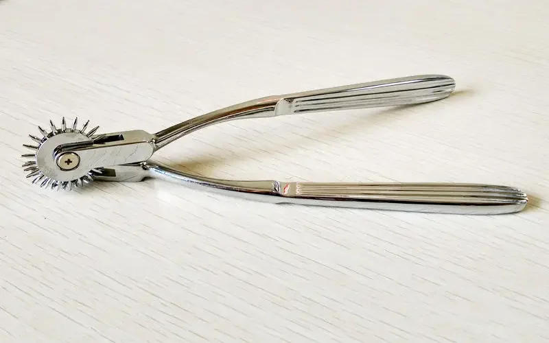 Gear Roller Rolling Wartenberg Roda Pinwheel Fetish Neurologis Diagnostik Medis Pin Roda Refleks Saraf Dampak Palu