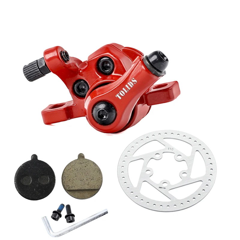 Electric Scooter Red Black brake calipers For Xiaomi M365/ Pro Aluminium Alloy Brakes Include Brake Pads