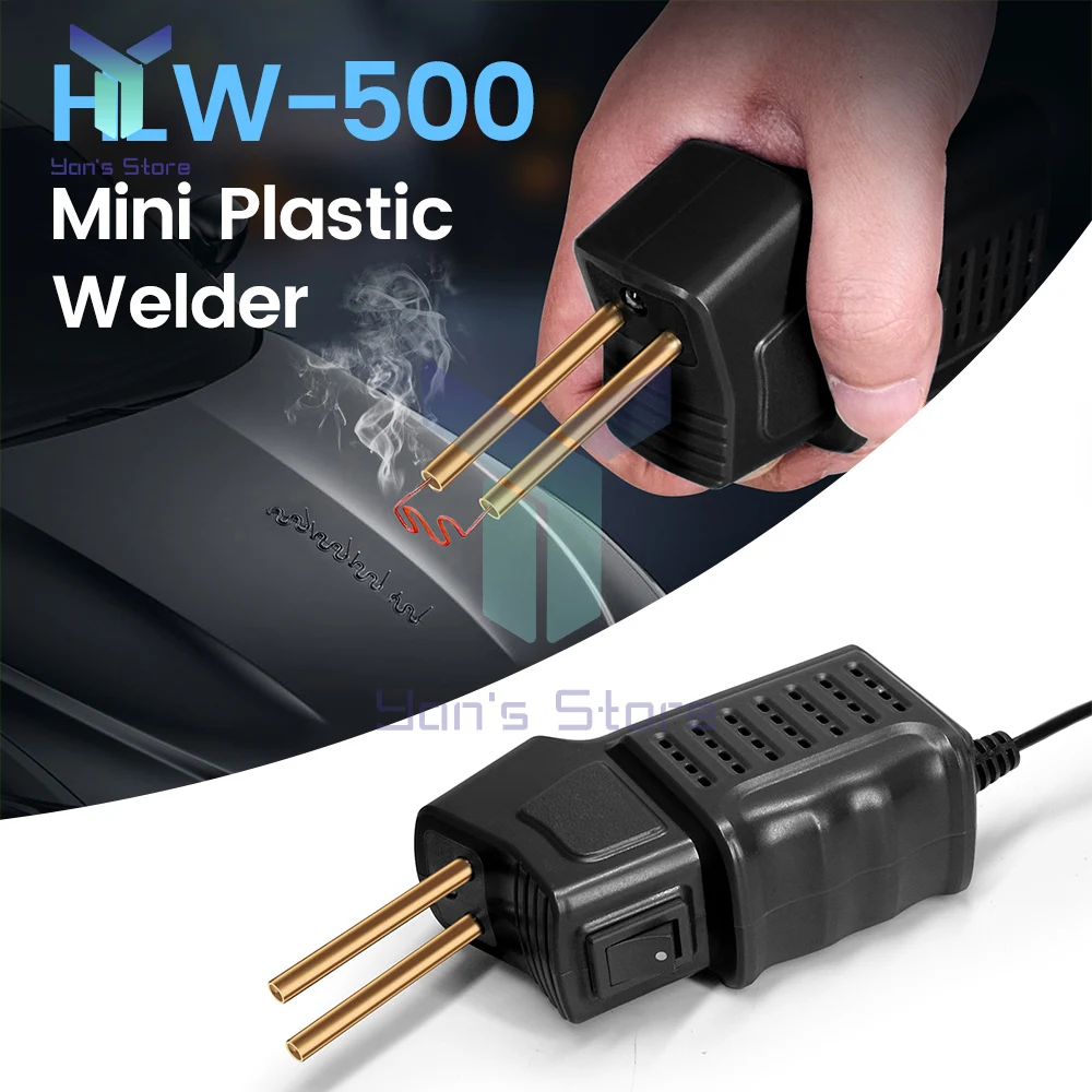 Car Bumper Repair Machine 50W Plastic Welding Machine Soldering Iron Staples Tools Kit for Bumper Repairs and PVC Soldering