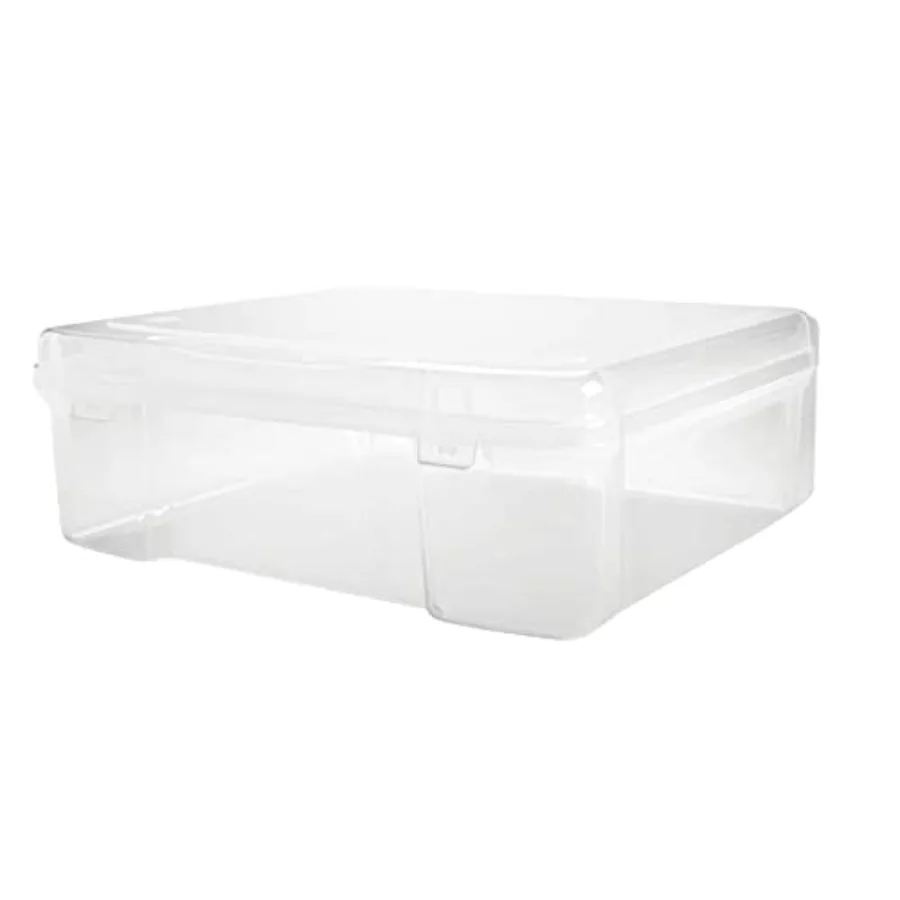 

12 x 12 Plastic Storage Keeper - Organize Papers Scrapbooks Yarn Arts Crafts. Acid Free - Clear Bulk 8 Pack