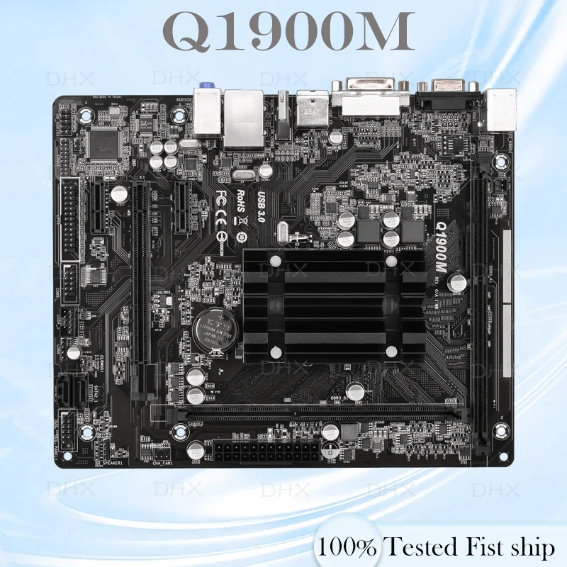 For ASROCK Q1900M motherboard J1900 DDR3 16G VGA+DVI+HDMI M-ATX 100% Tested Full work be Fast ship