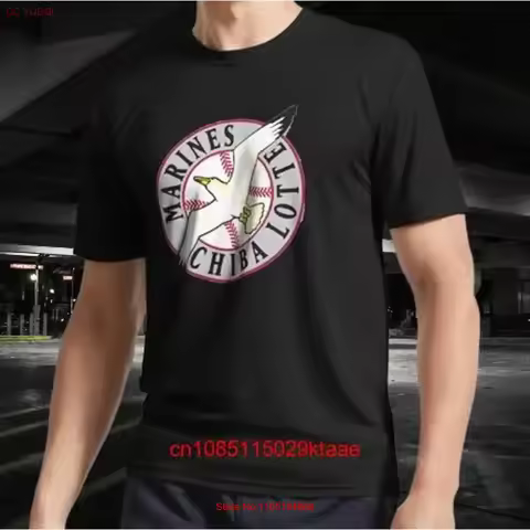 Chiba Lotte Marines Active Logo T Shirt Funny American Men's vintage Washed Comfortable Casual Unisex designer clothes