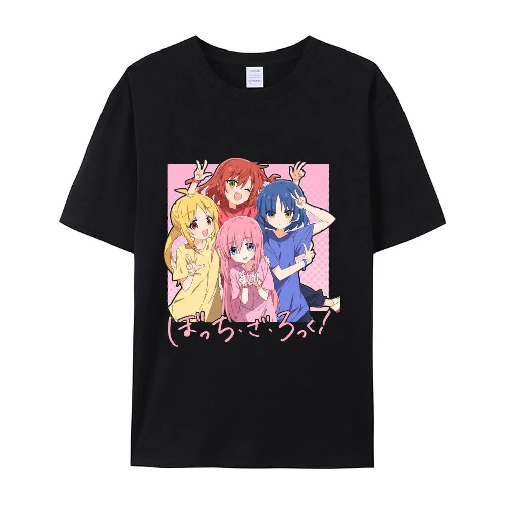 Bocchi the Rock Manga Ryo Tee women graphic manga summer tshirt girl anime comic clothing