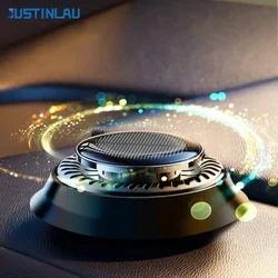 JUSTINLAU Solar Powered Car Aromatherapy Solar Automatic Rotation Car Air Freshener Fragrance Car Ornaments Car Diffuser