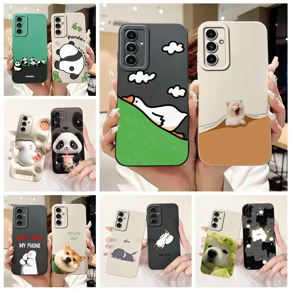 For Samsung Galaxy M52 5G Case SM-M526B Cute Fashion Cartoon Cover Soft TPU Phone Case For Samsung M52 M 52 5G Funda 6.7'' Coque