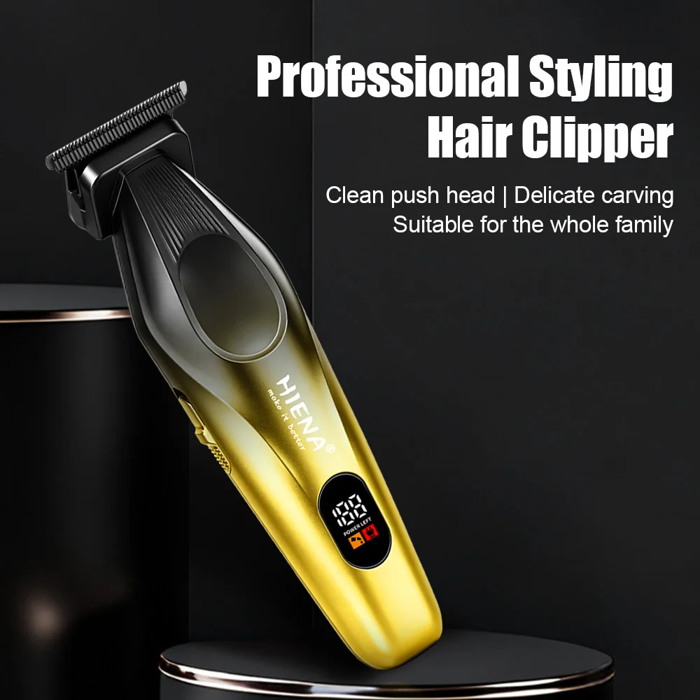 Hair Trimmer For Man Electric Hair Clippers Barber Professional Oil Hair Cilpper With LED Digital
