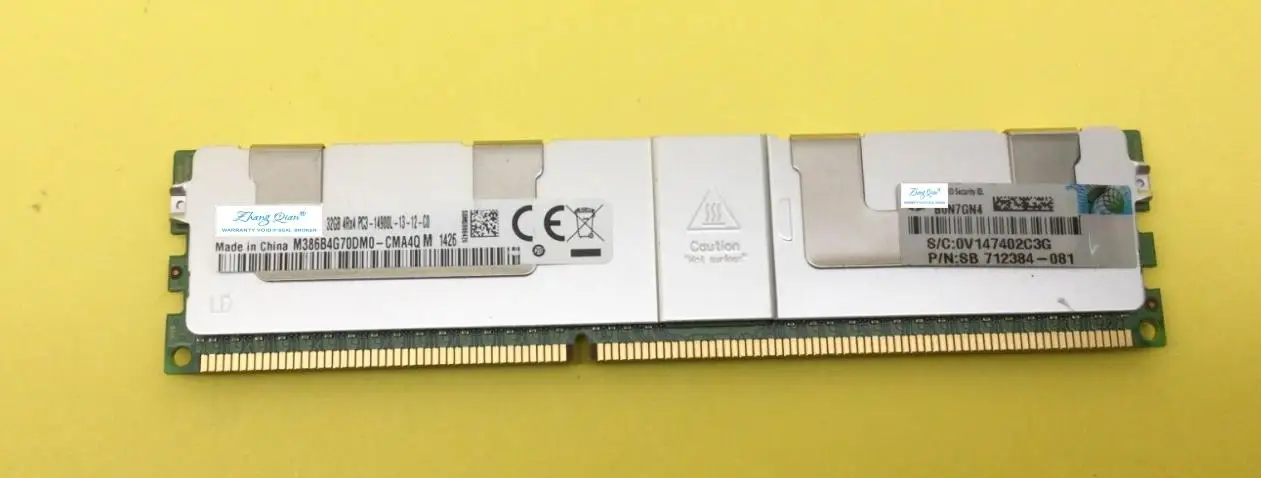 For 32G 4RX4 PC3-14900L ECC ram 708643-B21 715275-001 712384-081