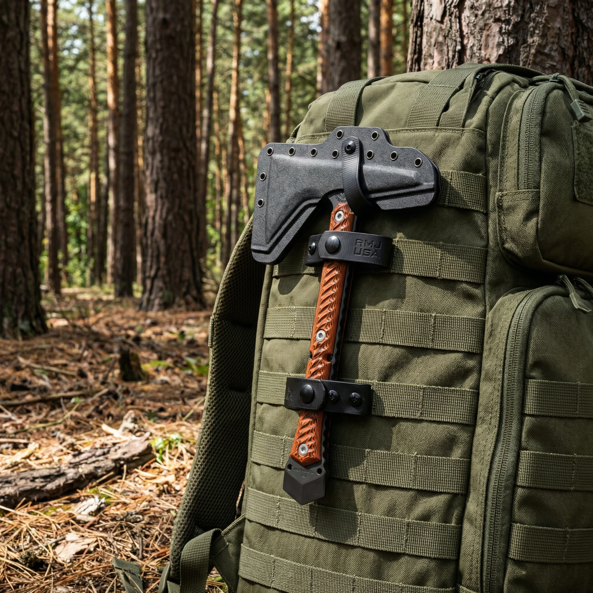 RMJ - Destroyer Axe Ragnarok, a forest logging axe, made of 80crv2 special steel, an emergency tool for exploration