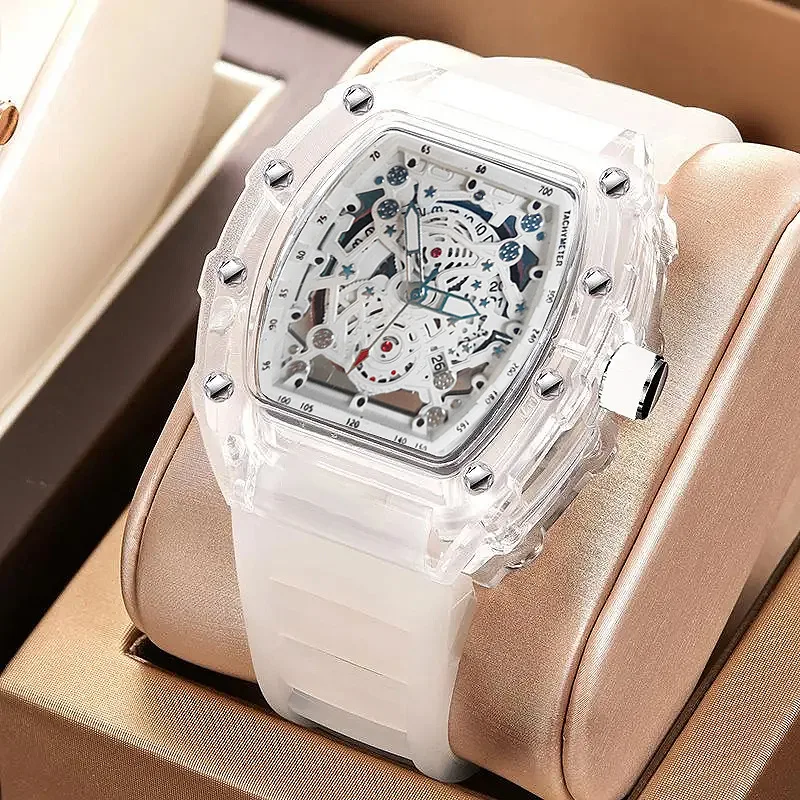 Men's Watch Waterproof Hollow Design Quartz Watch Night Light Watch Men's Clock Reloj L161