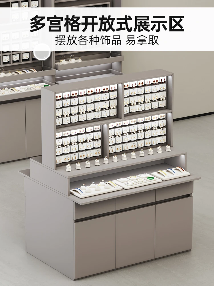 Stand Boutique Store Jewelry Pendant Display Cabinet Send  Container