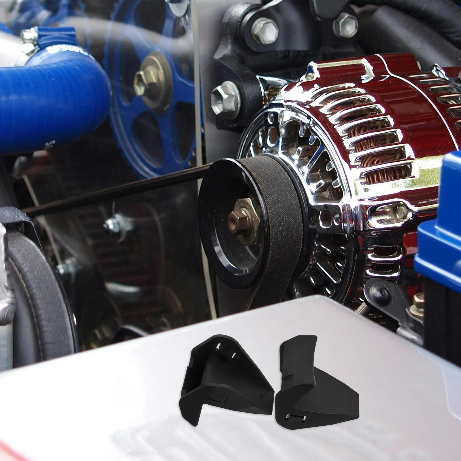 

4pcs Heavy Duty Bead Clamp With Protective Covers For Car Changer Machine Durable Nylon Sleeves Auto Repair Shop Professional