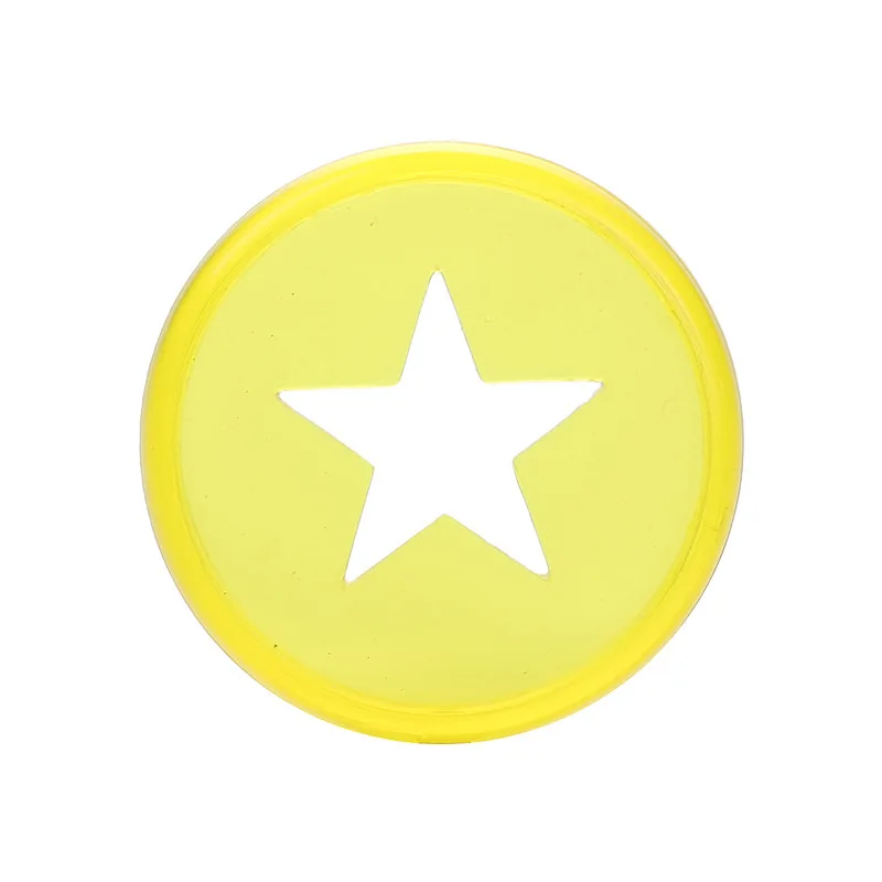 100Pcs 30mm New Transparent Mushroom Hole Binder Notebook Plastic Disc Rings Notebook Loose Leaf Buckle Plastic Button