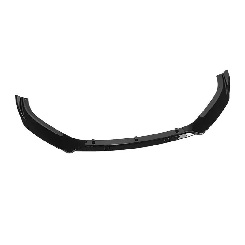 3Pcs Glossy Black Front Bumper Lip Body Kit Spoiler For Mazda 3 Axela 2014-2018