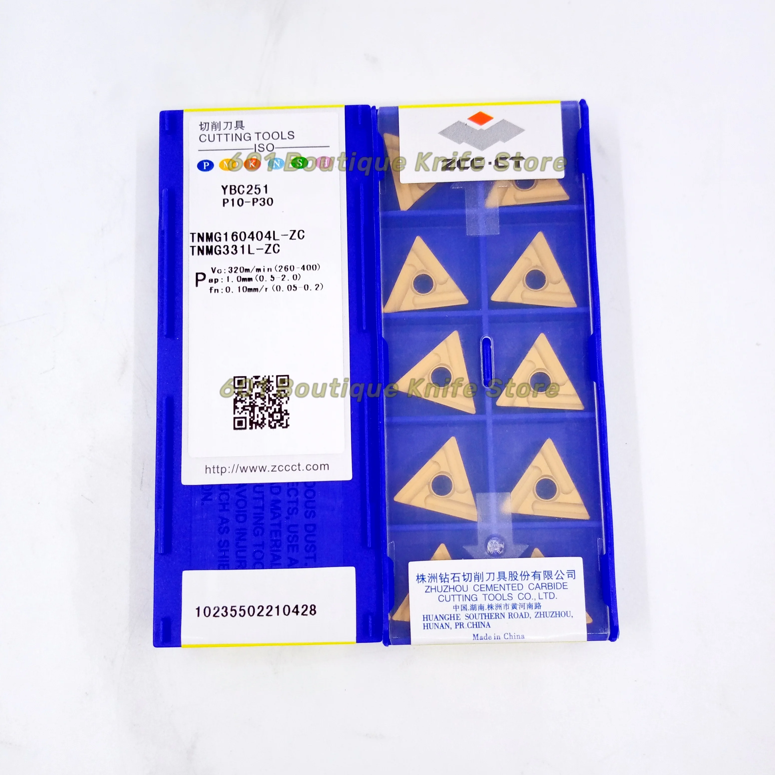 ZCCCT  YBC251 TNMG160404L-ZC 100% Original brand CNC blade