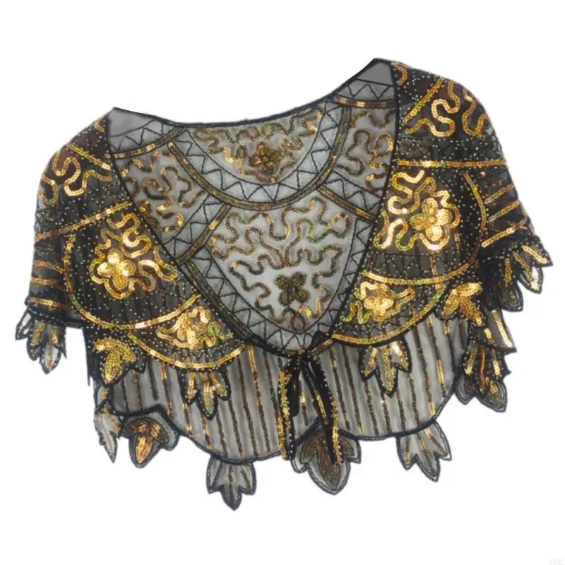 49 -мс Seethrough Beadwork Shaw