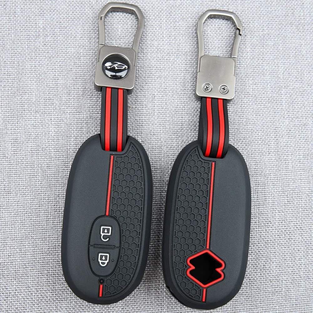 For Suzuki Wagon R Every Hustler Palette Solio Alto Lapin Spacia Key Sleeve Holder With Clasp Textured Non Slip Grip Precise Fit