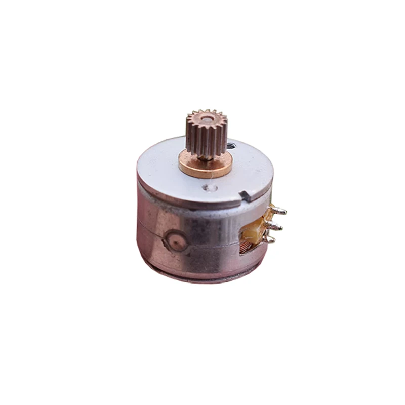 

Mini 15mm 2-Phase 4-Wire Stepper Motor 15BY Round Stepping Motor 18 Degree 16 Teeth Copper Gear
