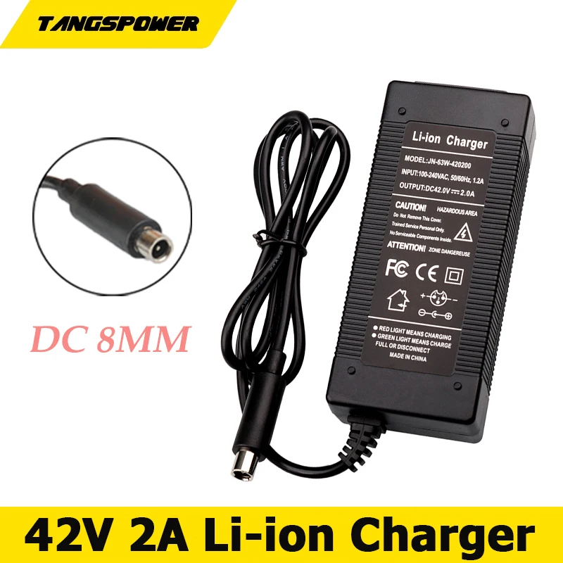 42V 2A Smart Lithium Battery Charger Adapter For 10S 36V Li-ion Battery Charger High Quality