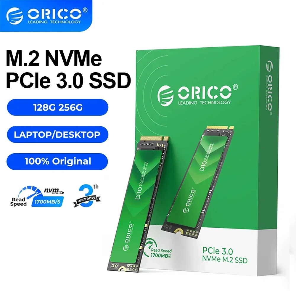 

ORICO M.2 NVMe SSD PCIe3.0 1700MB/s 2280 PCIe Gen3x4 NVMe ssd Internal Solid State Hard Drive for Pc Laptop Desktop 3D Game DIY