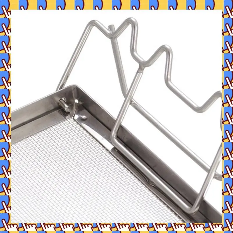 

A79I Поднос для тостера для кемпинга и приключений, складной нагреватель для хлеба из нержавеющей стали, подставка для тостера, регулируемый стальной складной гриль