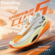 

Кроссовки из настоящего карбона с вращающейся пряжкой, спортивная повседневная обувь, легкая пара обуви, кроссовки с дышащей сетчатой поверхностью