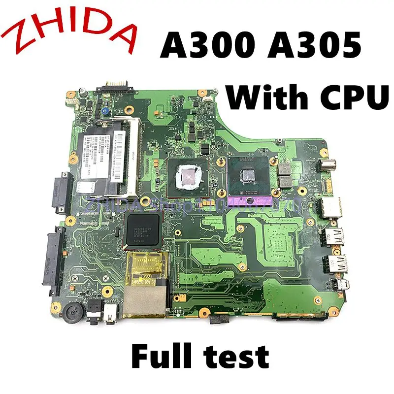 

For Toshiba Satellite Satellite A300 A305 DDR2 965GM free CPU MAIN BOARD V000125600 6050A2169401 Laptop Motherboard Full test