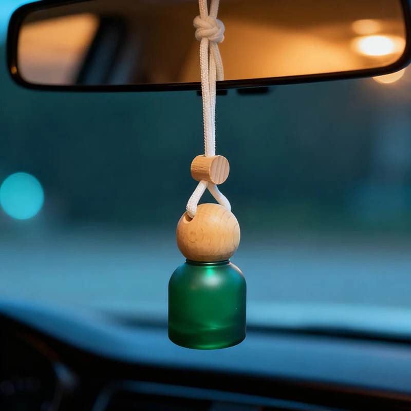 DIY Empty Car Perfume Bottle Car Rearview Mirror Hanging Pendant Accessory No Essential Oil Capacity 10ML Trendy Decor
