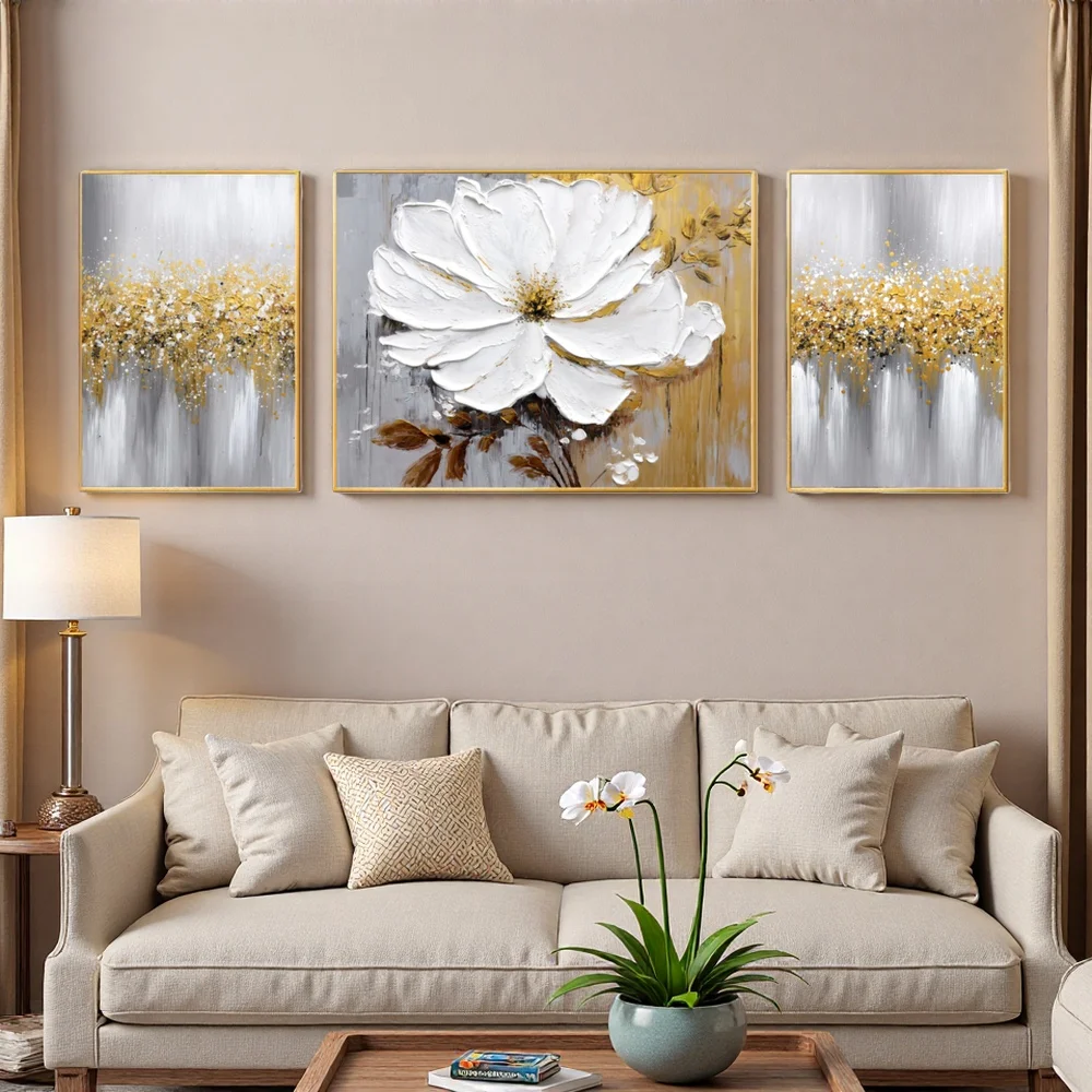 3D Textured Floral Oil Painting 2