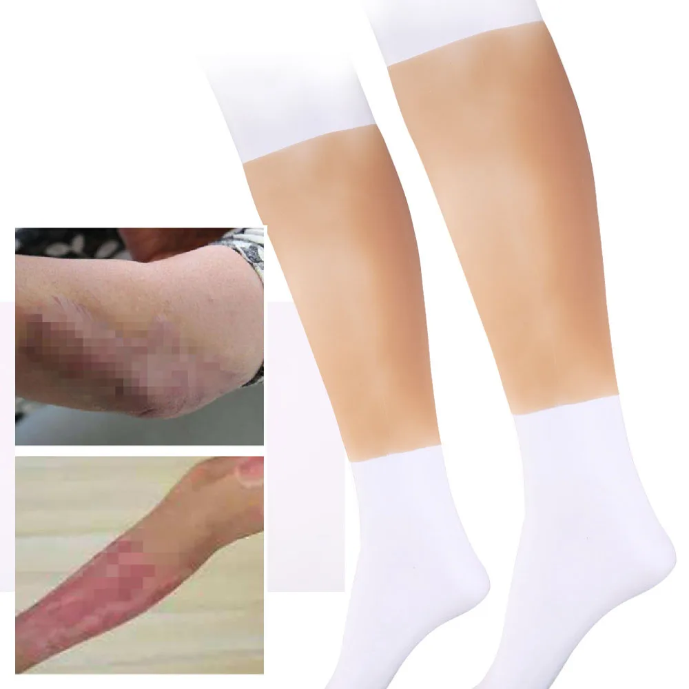 Realistic Medical Silicone Leg Sets Crossdresser Leg Correctors Lifelike Fake Leg for Thin Legs Skinny Leg Scar Tattoo Cosplay