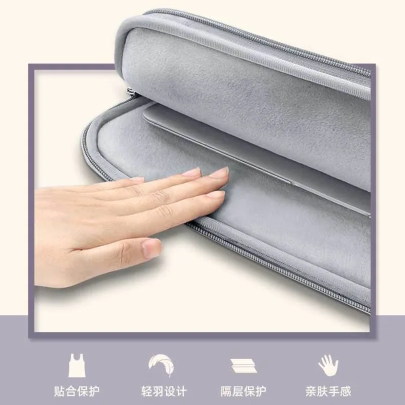 Sanrio anime periféricos bolsa para laptop cinnamoroll bonito grande capacidade tablet organizador bolsa de desenho animado capa para laptop 12 polegadas 14 polegadas 16 polegadas