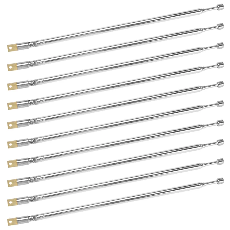 ABZW 10X 交換用 60 センチメートル 4 セクション伸縮アンテナ空中ラジオテレビ用