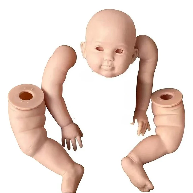 

28nch Reborn Baby Doll Kit Emmeline Unpainted Kit with Cloth Body DIY Parts