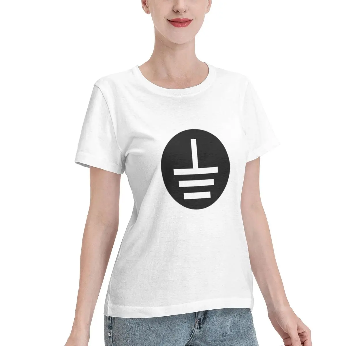 Excellent Craftsmanship Earth Symbol Decal Earth Uprising Women's T-shirt Chic Casual Wear Tshirt