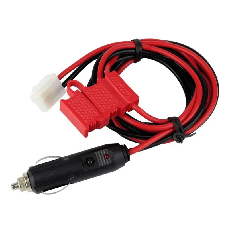 Cable de alimentación tipo T, cargador de encendedor de cigarrillos Para KENWOOD, TM-261A, ICOM, TM-271, Yaesu, FT-1802, FT-8800, IC-F1610, Radio de coche